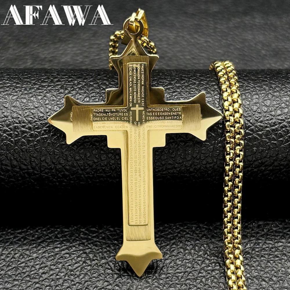 Bible Verse Gold Pendant