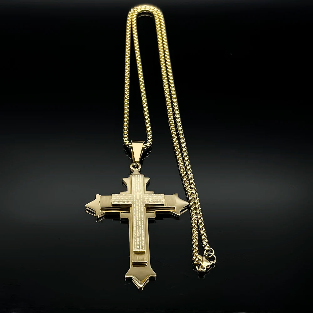 Bible Verse Gold Pendant